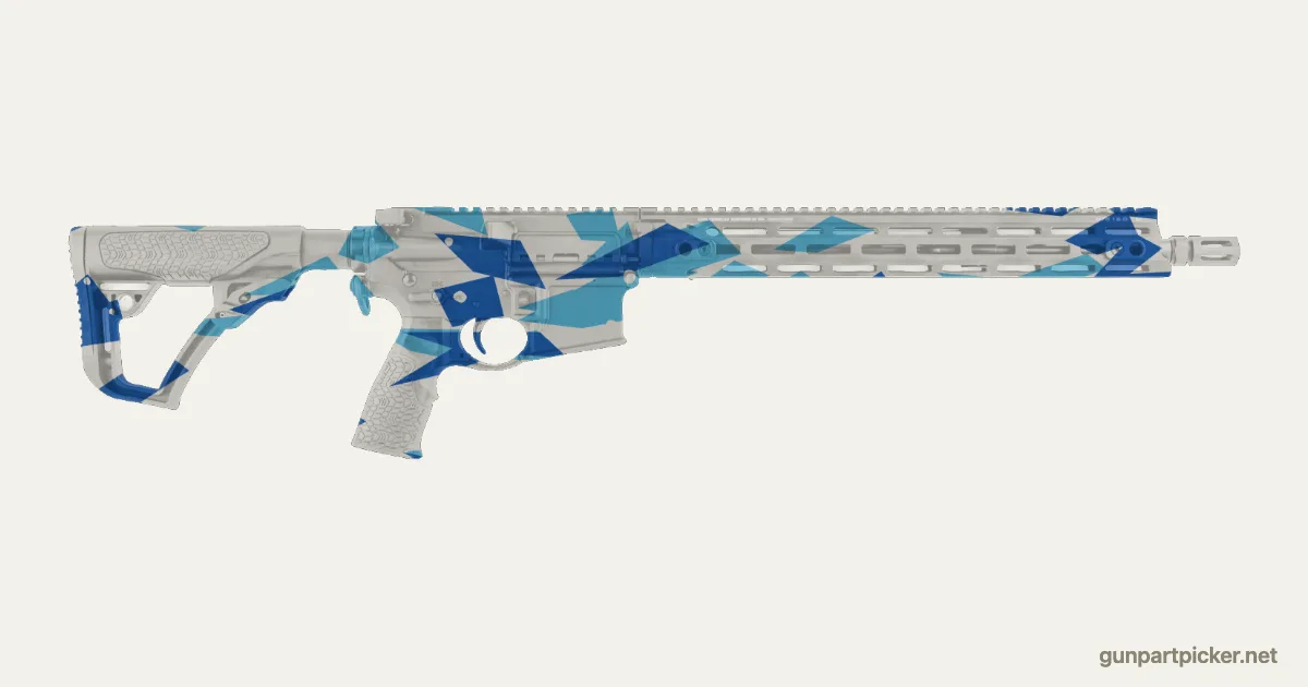 Diamond en aerosol para DD M4 V7, camuflaje de Black Ops 2, pintado con colores de camuflaje Krylon