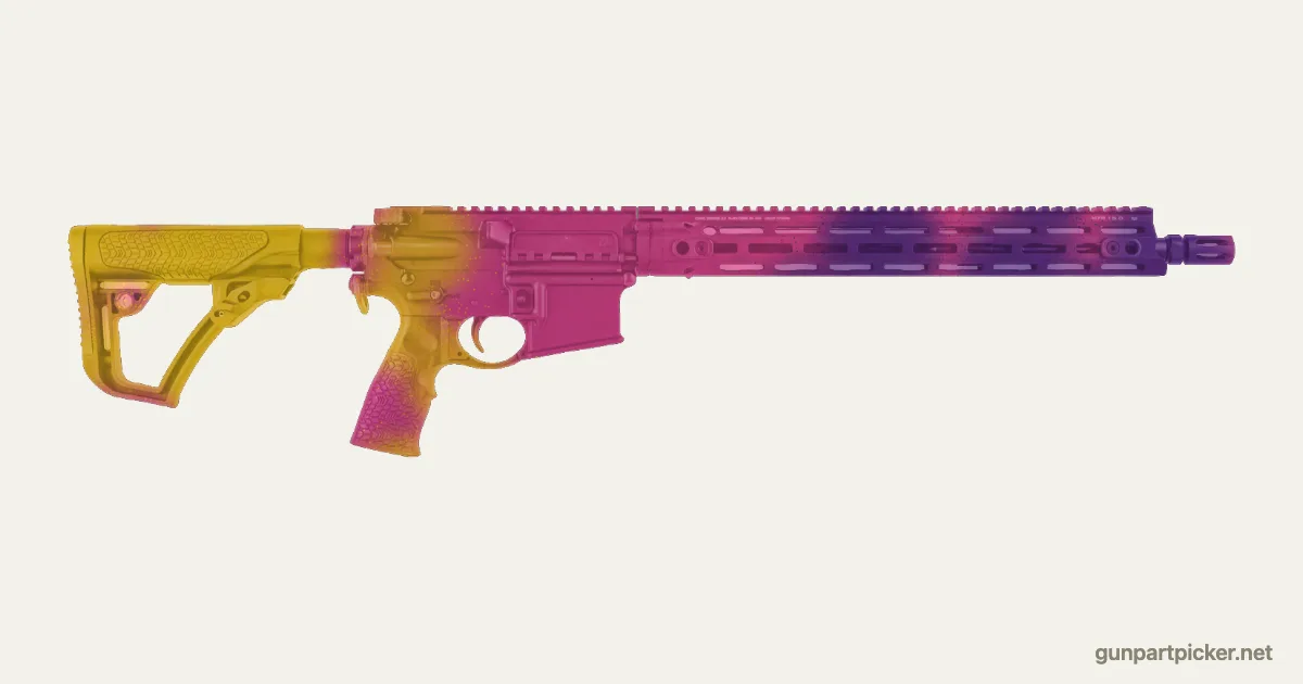 Fade en aerosol para DD M4 V7, camuflaje de CS2, pintado con colores de camuflaje Krylon