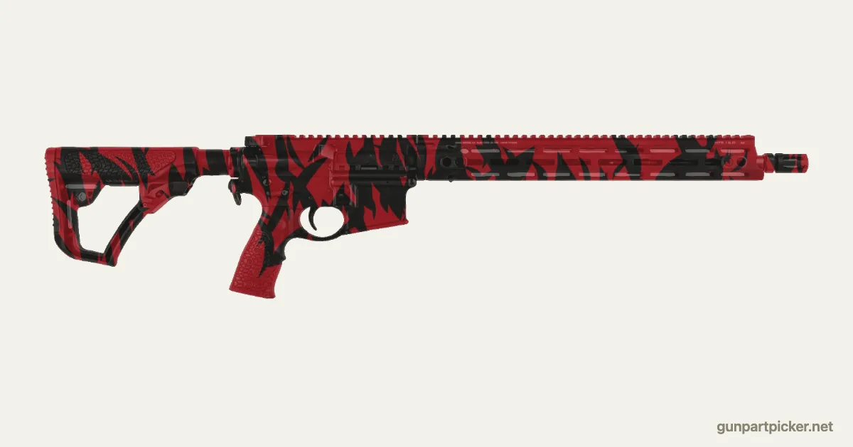 Red Tiger en aerosol para DD M4 V7, camuflaje de CoD4, MW2, pintado con colores de camuflaje Krylon