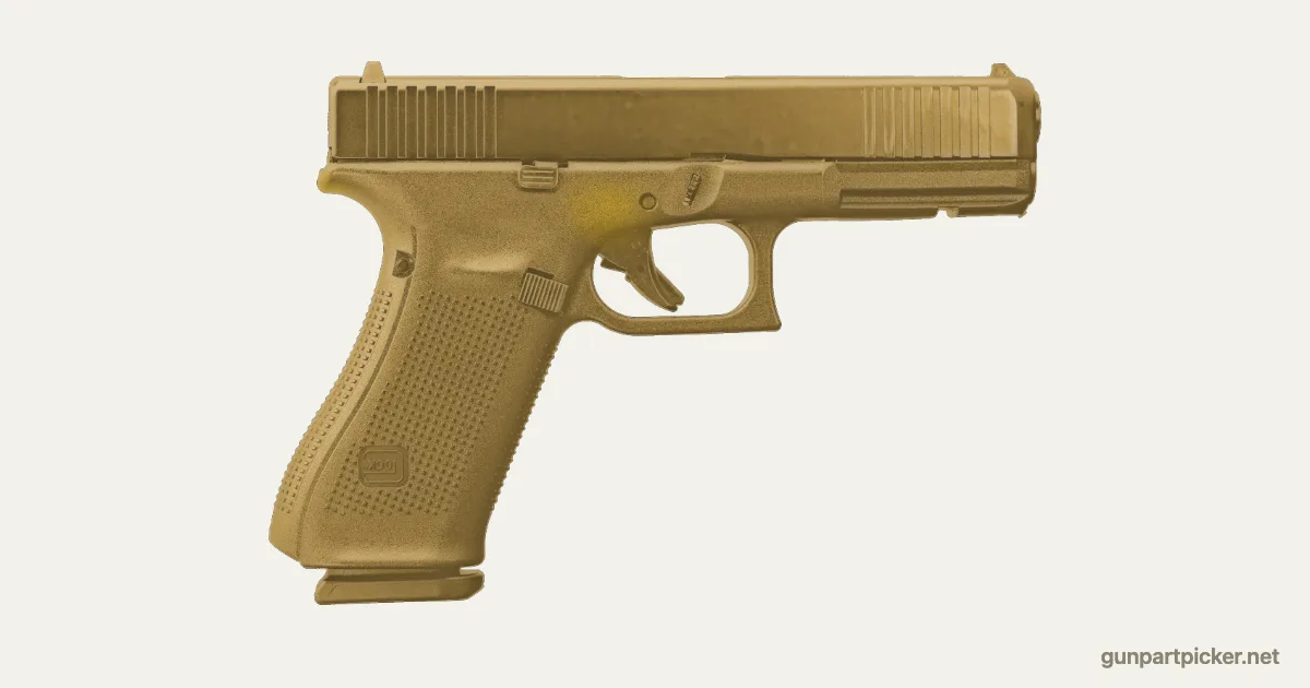 Golden en aerosol para Glock 17, camuflaje de CoD4, pintado con colores de camuflaje Krylon