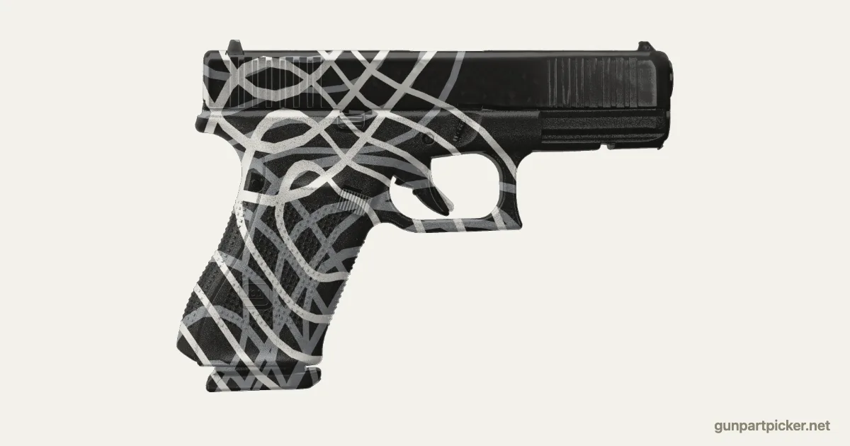 Damascus en aerosol para Glock 19, camuflaje de MW 2019, pintado con colores de camuflaje Krylon