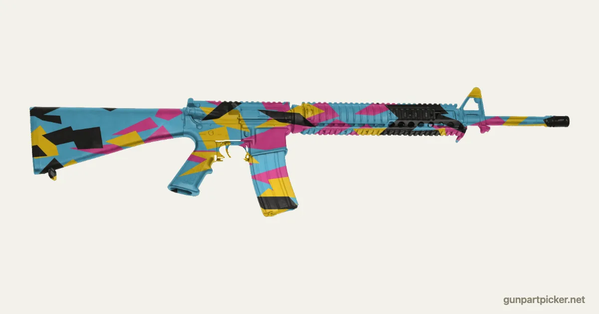 Hyper Beast en aerosol para M16A4, camuflaje de CS2, pintado con colores de camuflaje Krylon