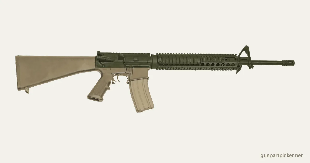 Dos tonos en aerosol para M16A4, pintado con colores de camuflaje Krylon
