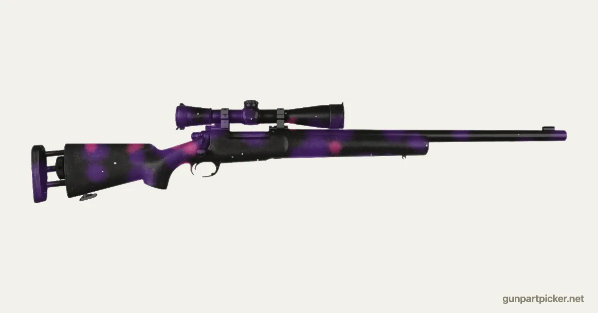 Dark Matter en aerosol para M24, camuflaje de Black Ops 3, pintado con colores de camuflaje Krylon