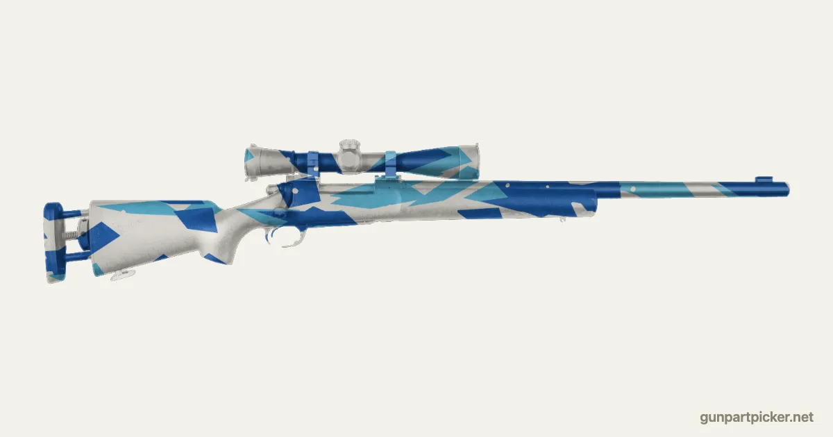 Diamond en aerosol para M24, camuflaje de Black Ops 2, pintado con colores de camuflaje Krylon
