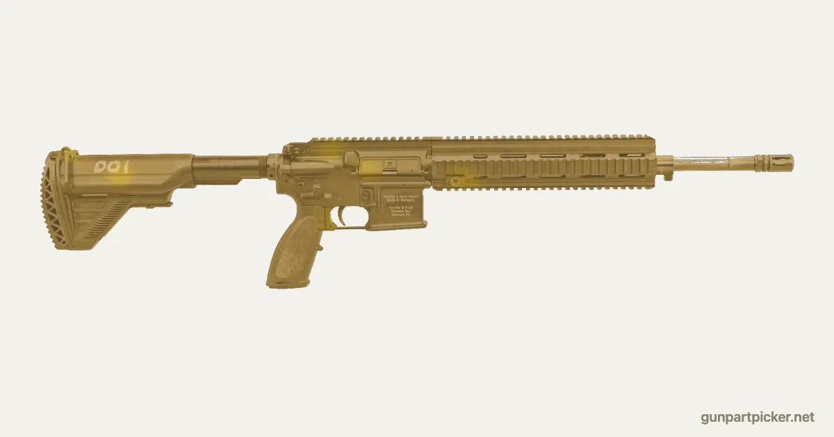 Golden en aerosol para M27 / HK416, camuflaje de CoD4, pintado con colores de camuflaje Krylon