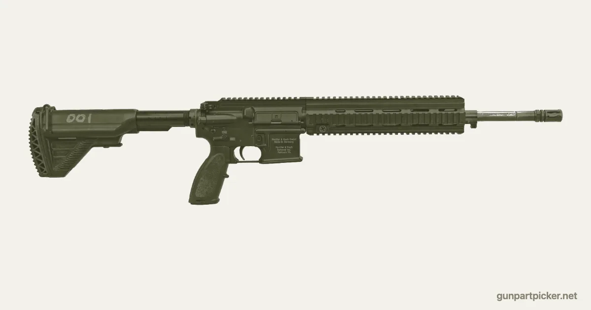 Verde OD, cargador tostado en aerosol para M27 / HK416, pintado con colores de camuflaje Krylon