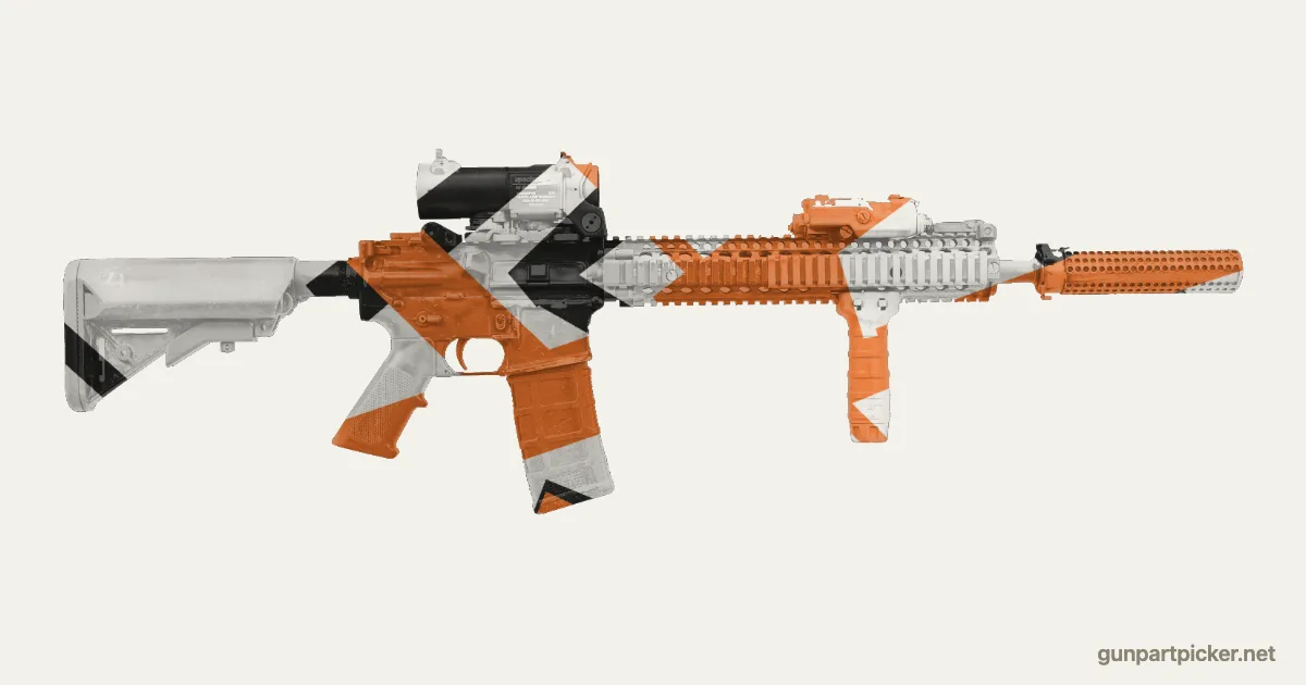 Asiimov en aerosol para Block II, camuflaje de CS2, pintado con colores de camuflaje Krylon