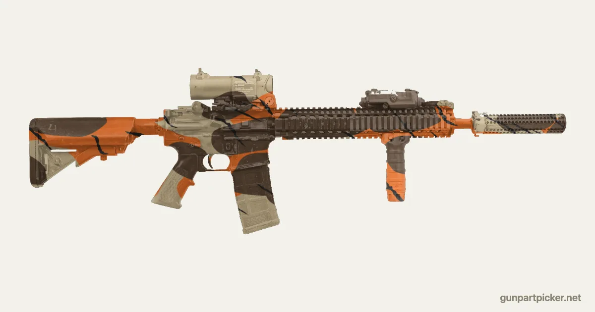 Fall en aerosol para Block II, camuflaje de MW2, pintado con colores de camuflaje Krylon