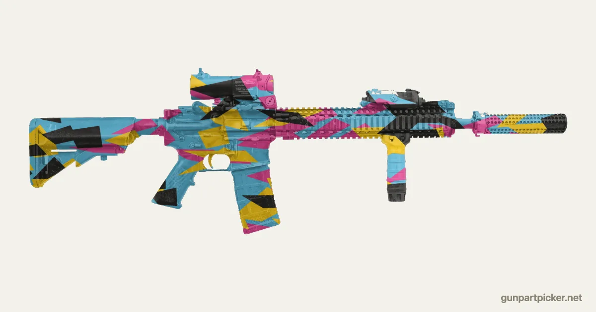 Hyper Beast en aerosol para Block II, camuflaje de CS2, pintado con colores de camuflaje Krylon