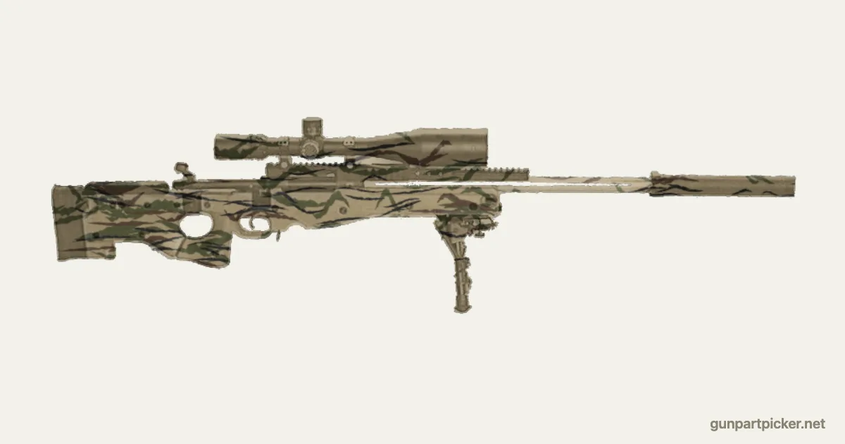 Rayas de tigre en aerosol para Mk 13, pintado con colores de camuflaje Krylon