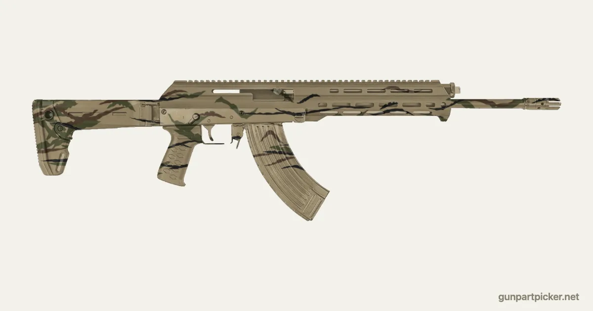 Rayas de tigre en aerosol para M+M M10X, pintado con colores de camuflaje Krylon