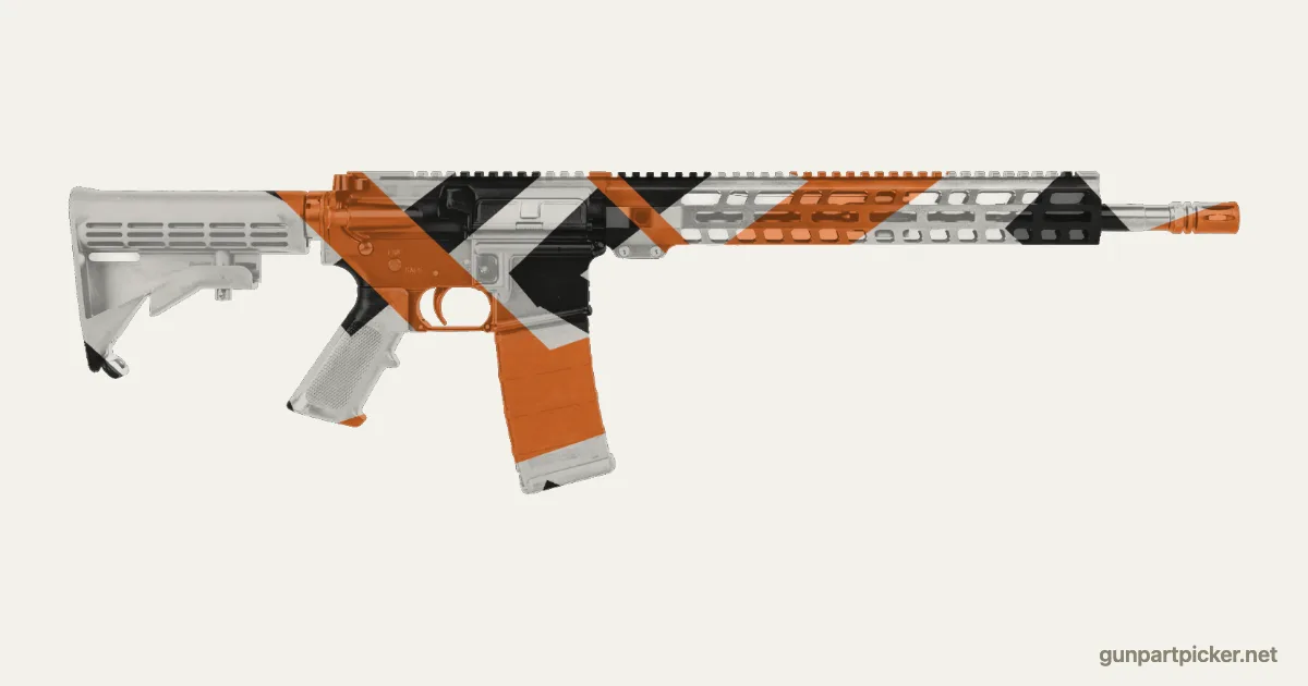Asiimov en aerosol para PSA PA-15, camuflaje de CS2, pintado con colores de camuflaje Krylon