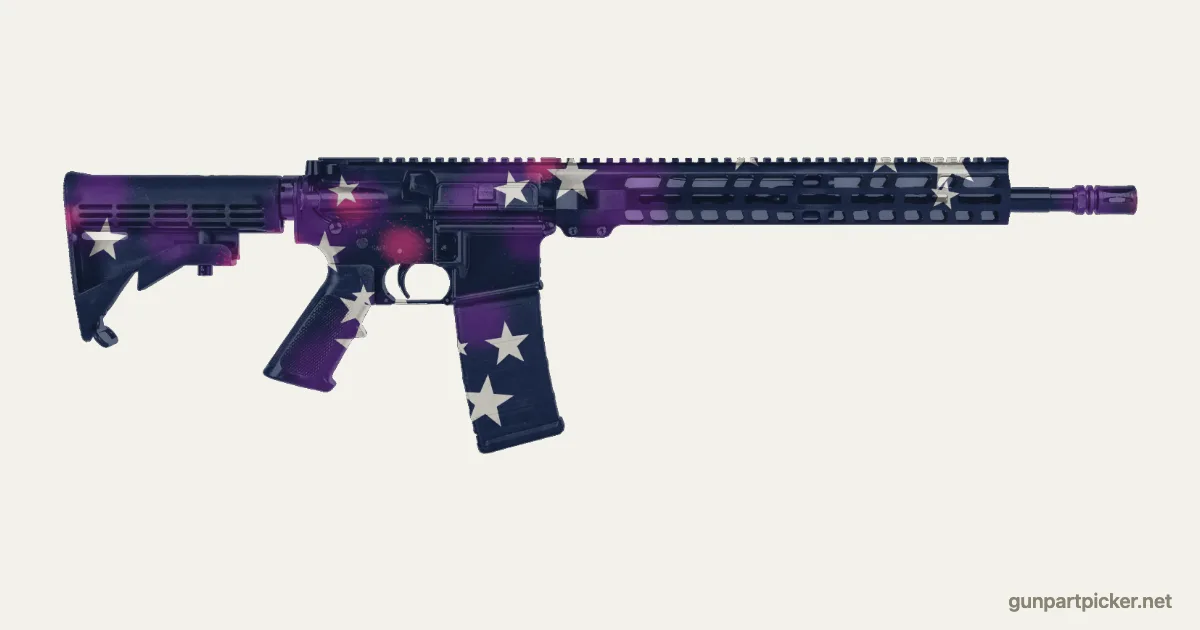 Galaxy en aerosol para PSA PA-15, camuflaje de Fortnite, pintado con colores de camuflaje Krylon