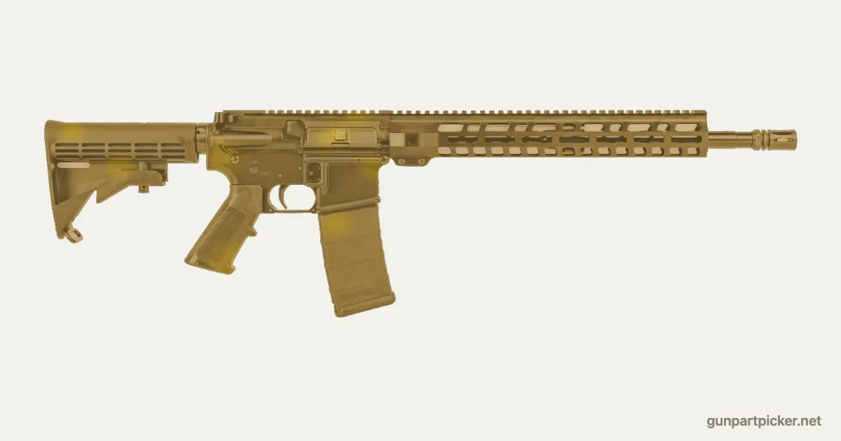 Golden en aerosol para PSA PA-15, camuflaje de CoD4, pintado con colores de camuflaje Krylon