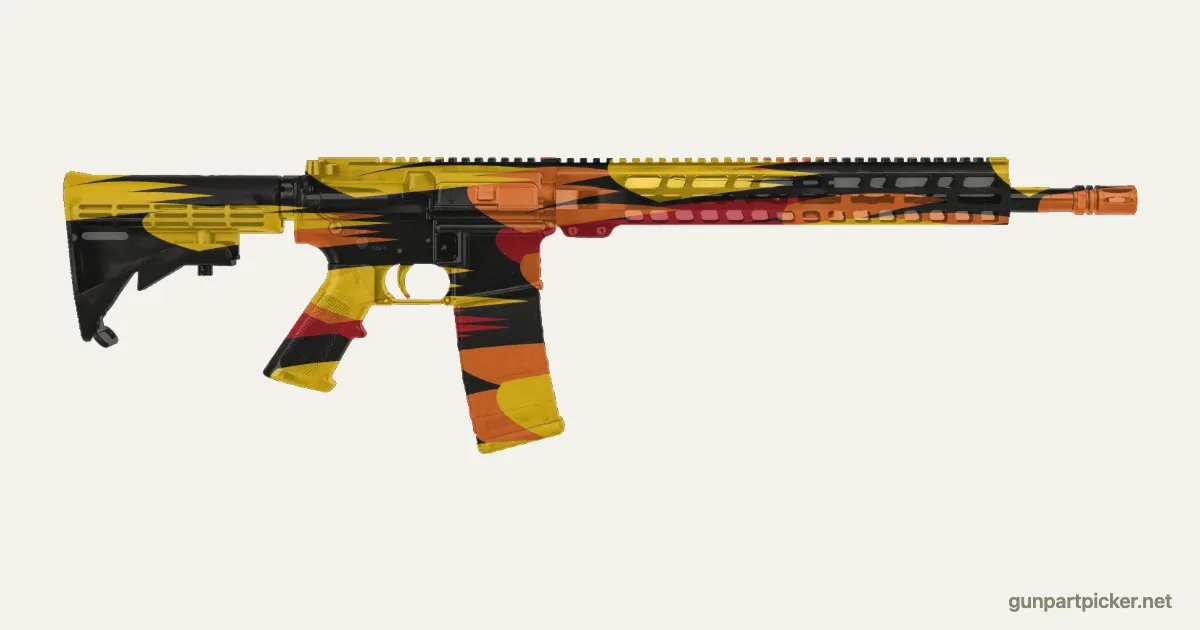 Hot Rod Flames en aerosol para PSA PA-15, camuflaje de Custom shop, pintado con colores de camuflaje Krylon