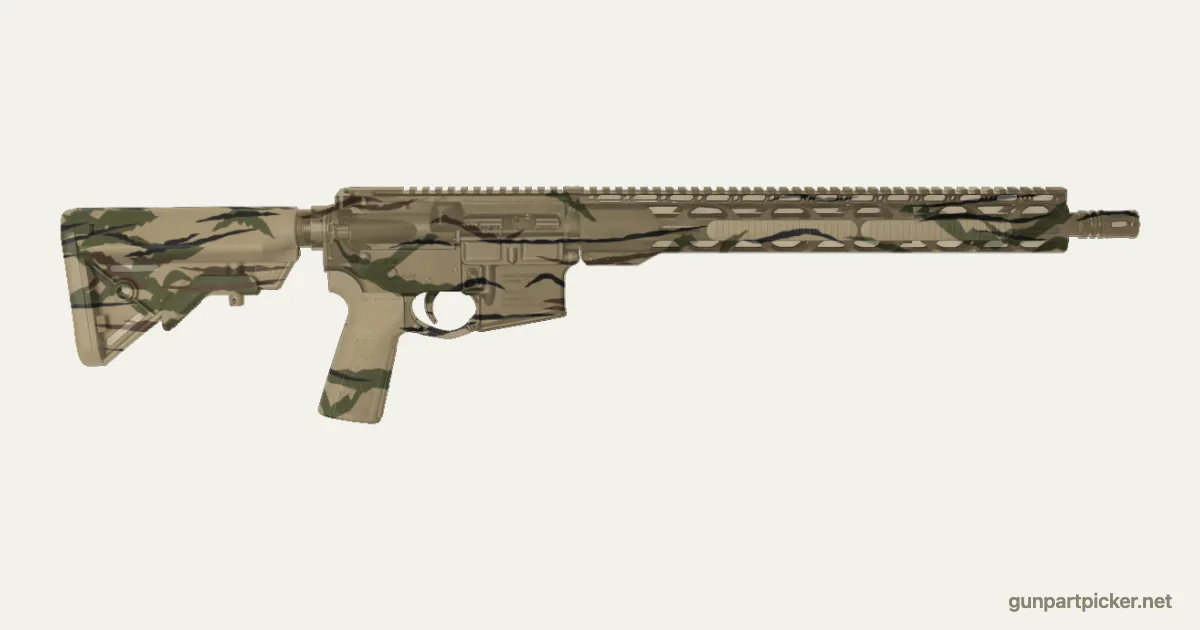Rayas de tigre en aerosol para Radical SOCOM, pintado con colores de camuflaje Krylon