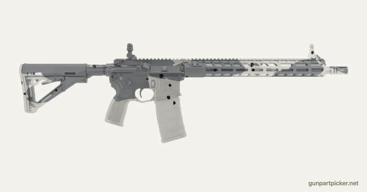 Arctic en aerosol para Sig M400, camuflaje de MW2, pintado con colores de camuflaje Krylon