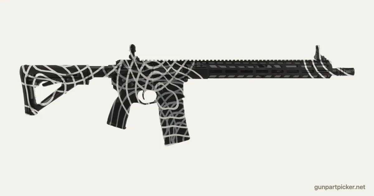 Damascus en aerosol para Sig M400, camuflaje de MW 2019, pintado con colores de camuflaje Krylon