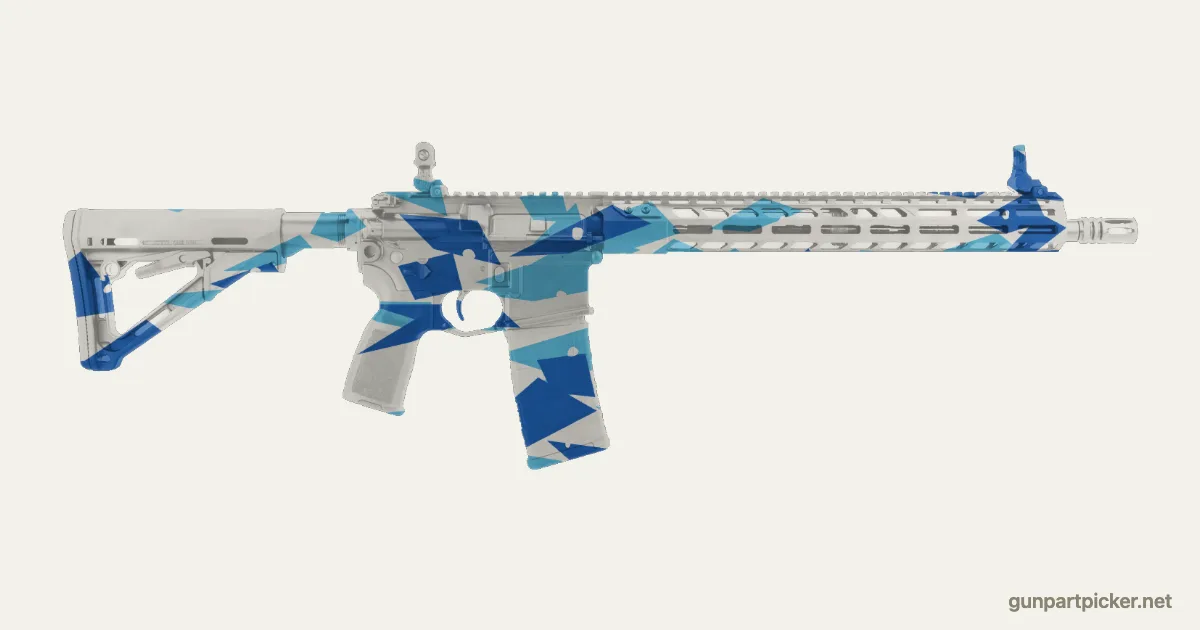 Diamond en aerosol para Sig M400, camuflaje de Black Ops 2, pintado con colores de camuflaje Krylon