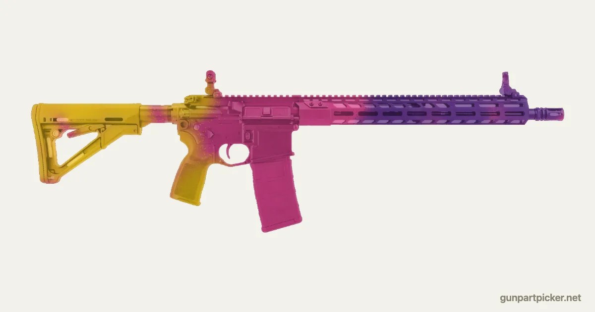 Fade en aerosol para Sig M400, camuflaje de CS2, pintado con colores de camuflaje Krylon