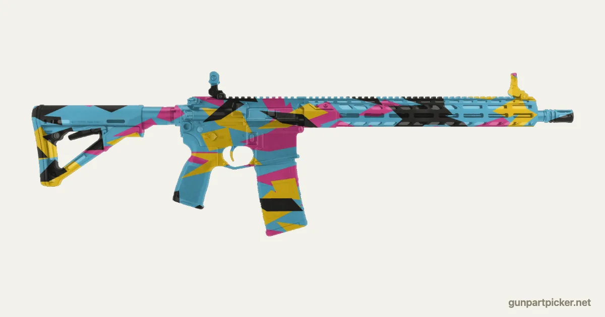 Hyper Beast en aerosol para Sig M400, camuflaje de CS2, pintado con colores de camuflaje Krylon