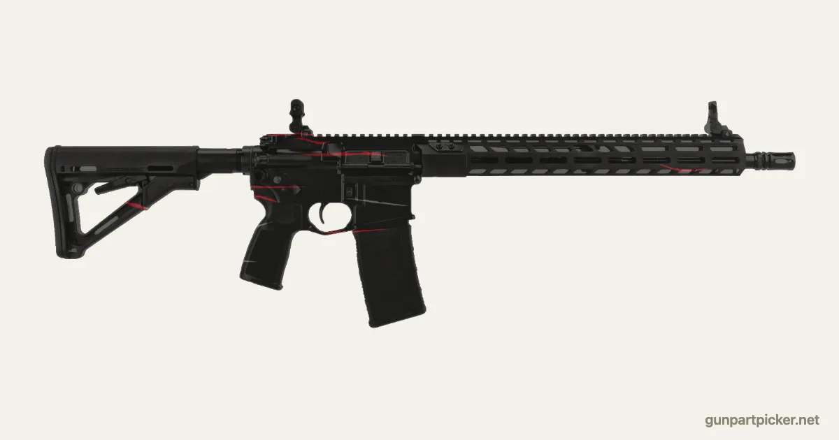 Redline en aerosol para Sig M400, camuflaje de CS2, pintado con colores de camuflaje Krylon